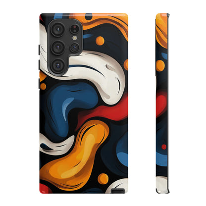 Liquid Pop Abstract Case – Bold Swirl Design for iPhone, Google Pixel & Samsung
