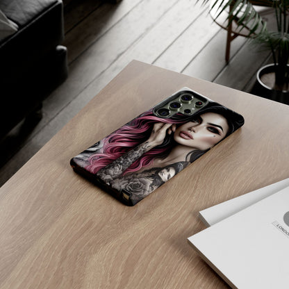 Tattooed Elegance – Gothic Art Mobile Cover