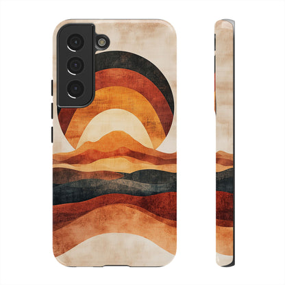 Boho Desert Sunrise Phone Case for iPhone, Pixel & Samsung