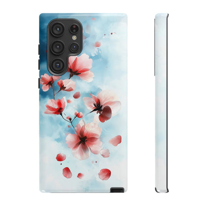Petal Whispers Watercolor Phone Case for iPhone, google Pixel & Samsung
