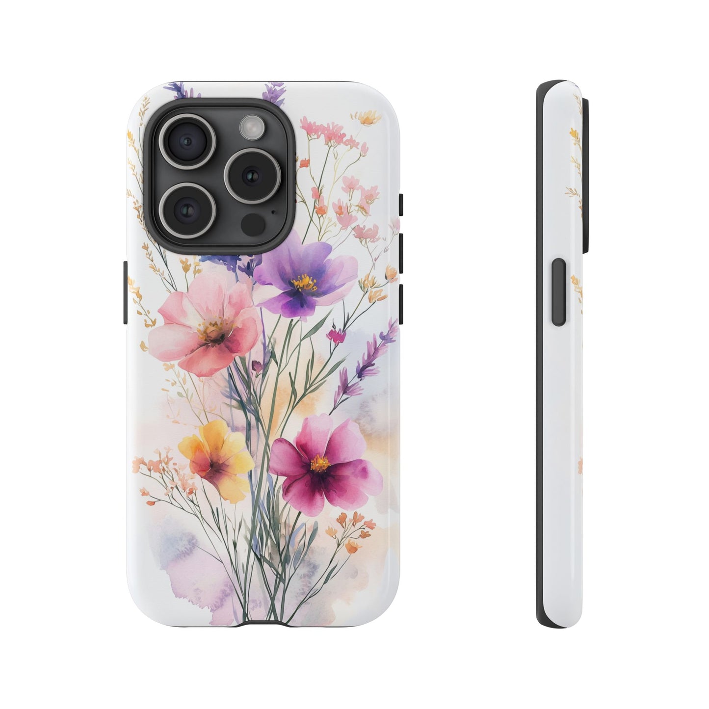 Blooming Meadow Watercolor Phone Case for iPhone, google Pixel & Samsung