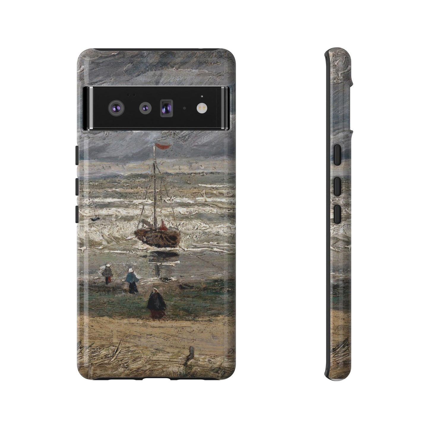 Vincent Van Gogh Phone Case - iPhone, Samsung, Google Pixel Cover - Ocean & Boat Painting Phone Case - Van Gogh Art Gift - Nautical Phone Case, Coastal Life Lover Gift