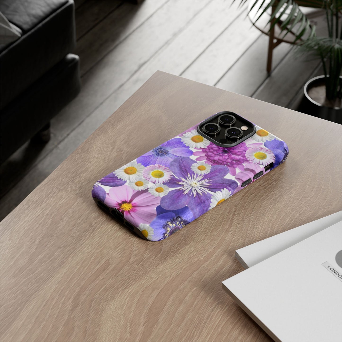 Lavender Blossom Floral Mobile Case