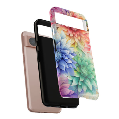 Rainbow Bloom Mandala Floral Mobile Case