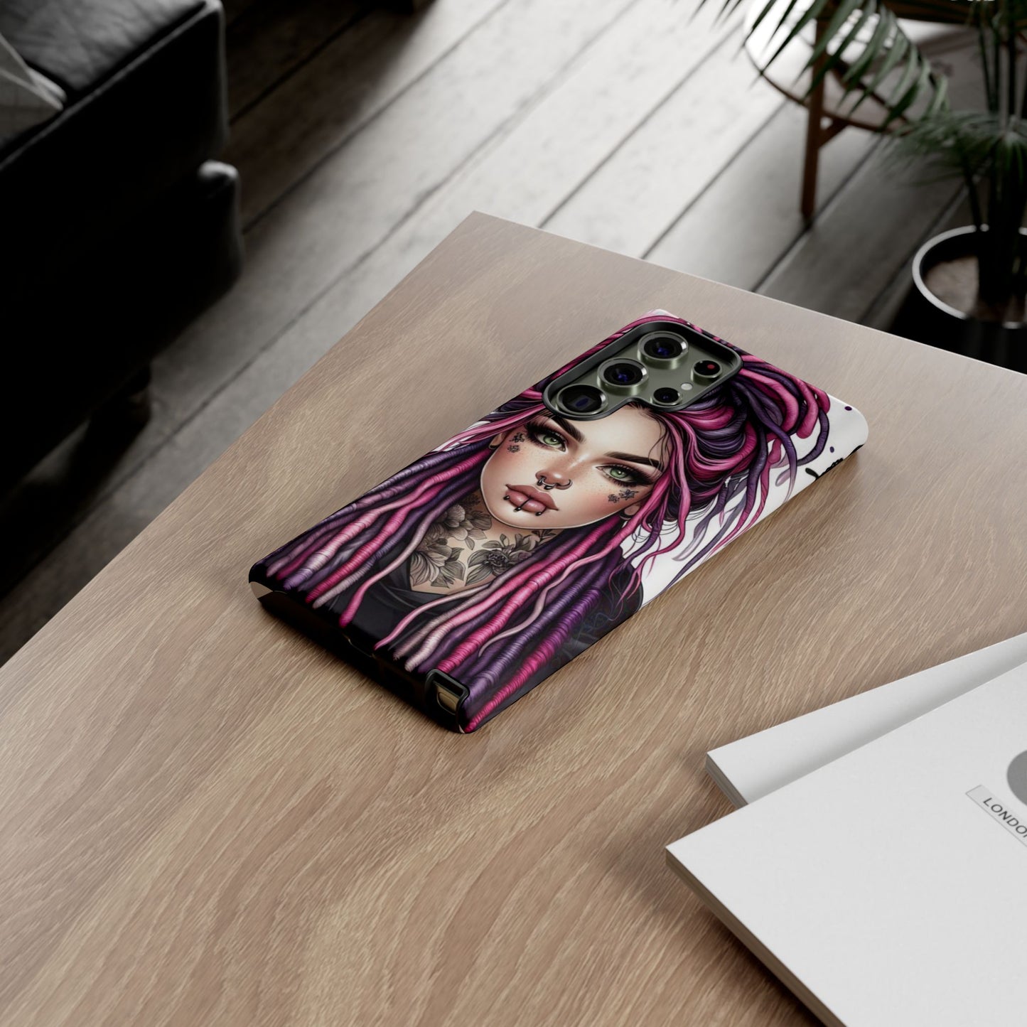 Neon Gothic Beauty Mobile Case