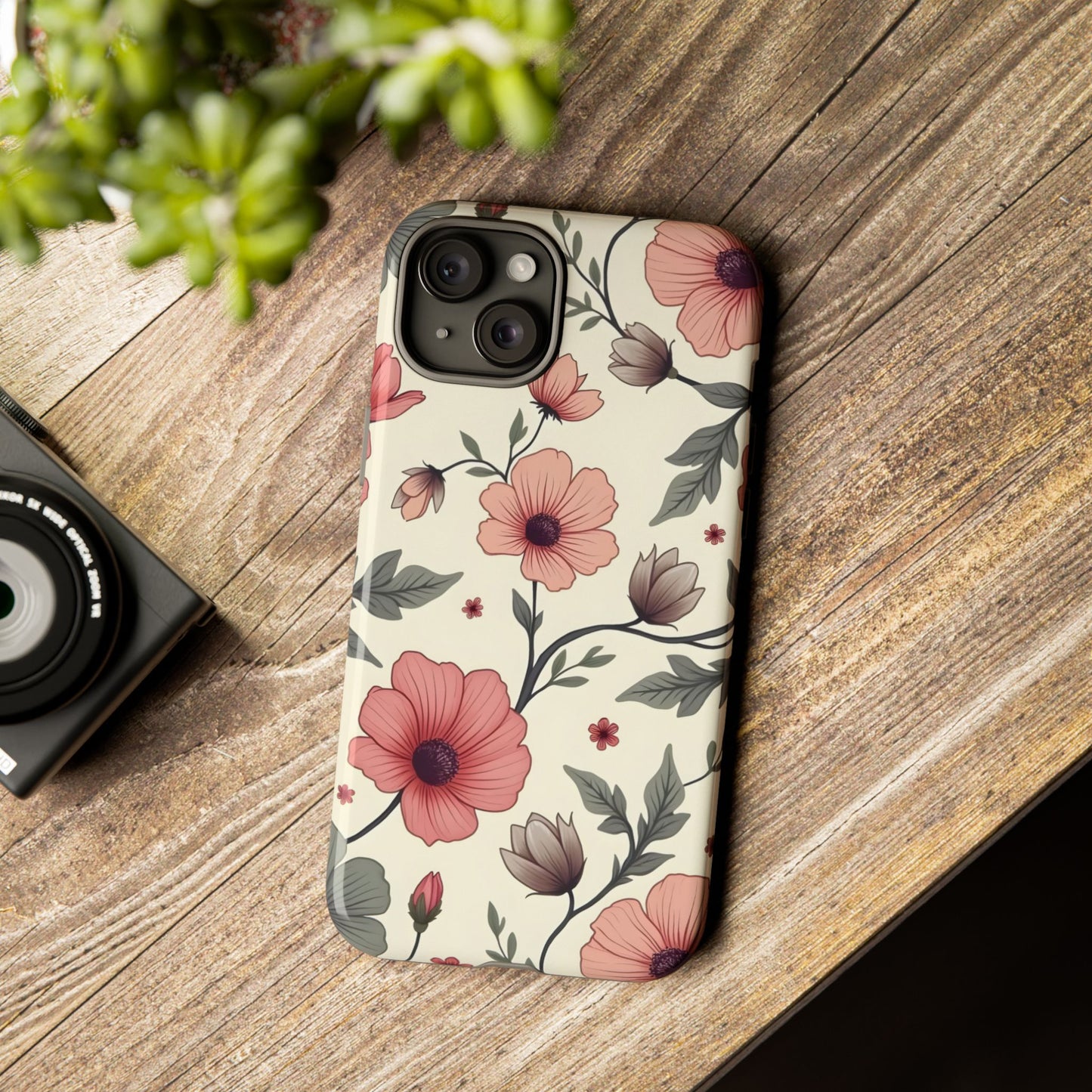 Floral Iphone Case, Botanical Pattern Design