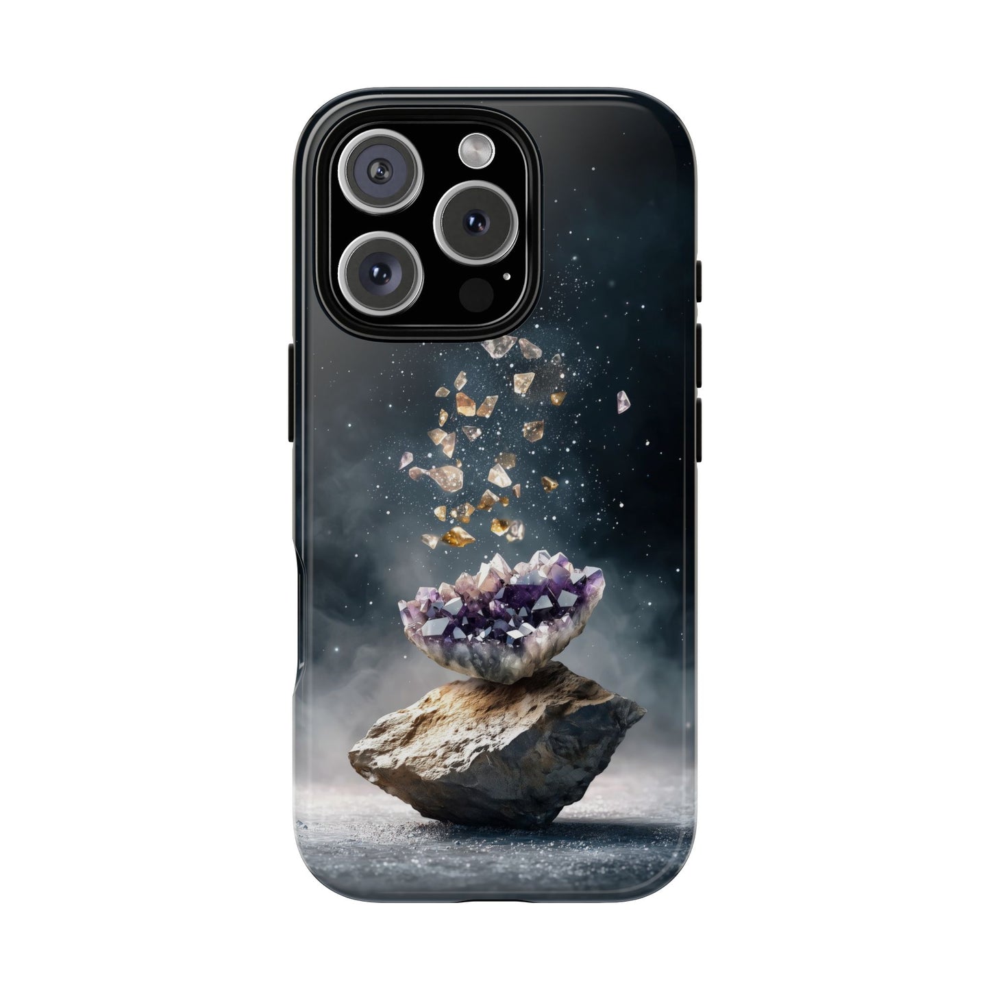 Mystic Amethyst Stones Phone Case for iPhone, Samsung & Google Pixel