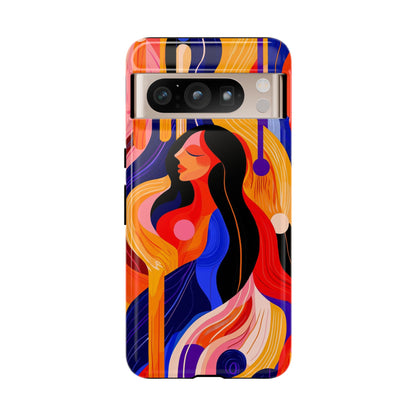 Muse in Motion – Abstract Goddess Phone Case for iPhone, Samsung & Pixel