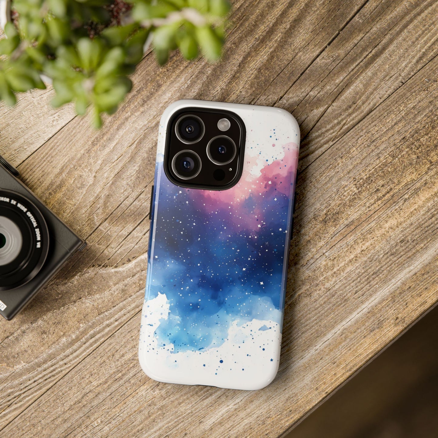 Nebula Dreams Watercolor Phone Case for iPhone, google Pixel & Samsung