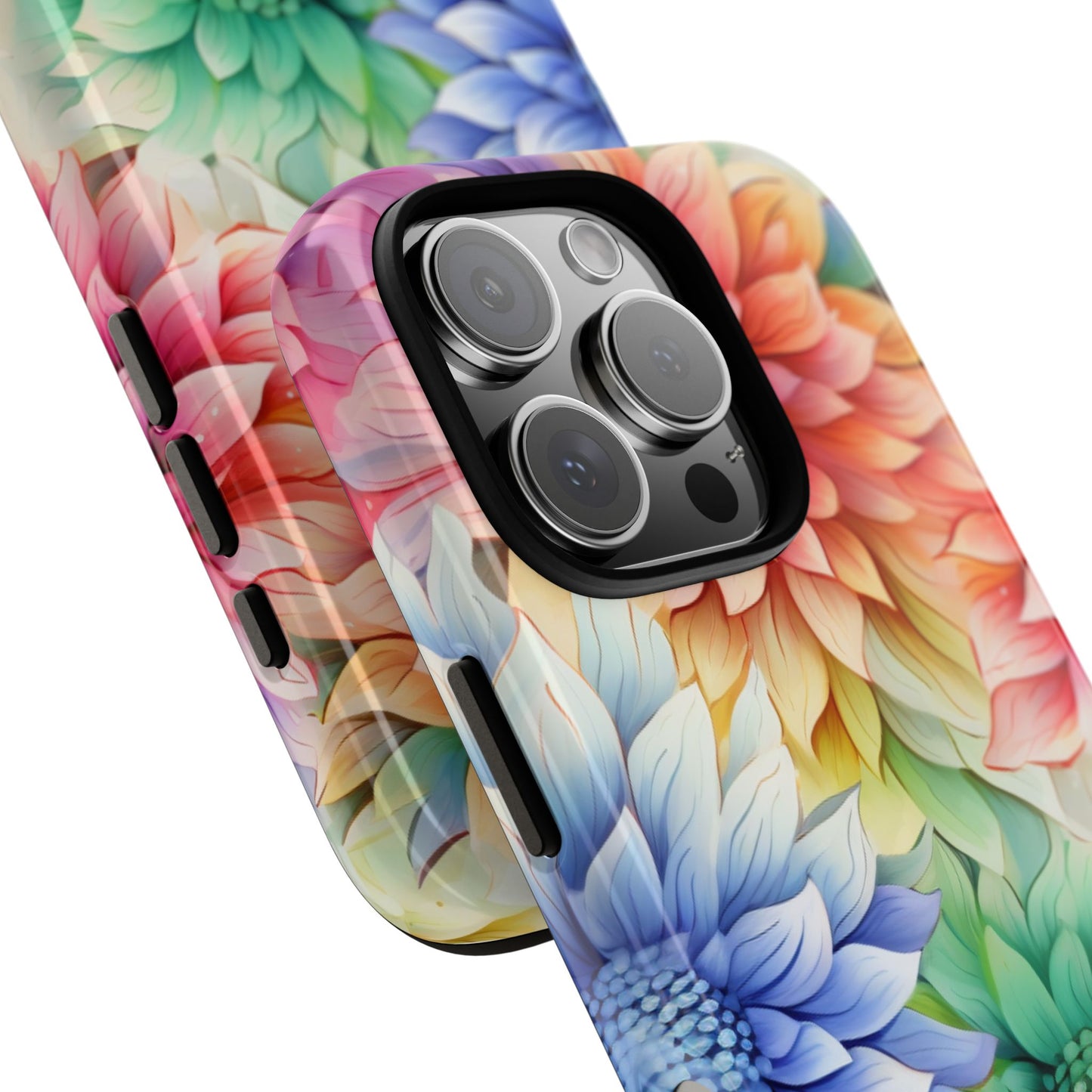Rainbow Bloom Mandala Floral Mobile Case