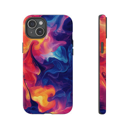 Cosmic Bloom – Abstract Vortex  Phone Case for iPhone, Samsung & Pixel