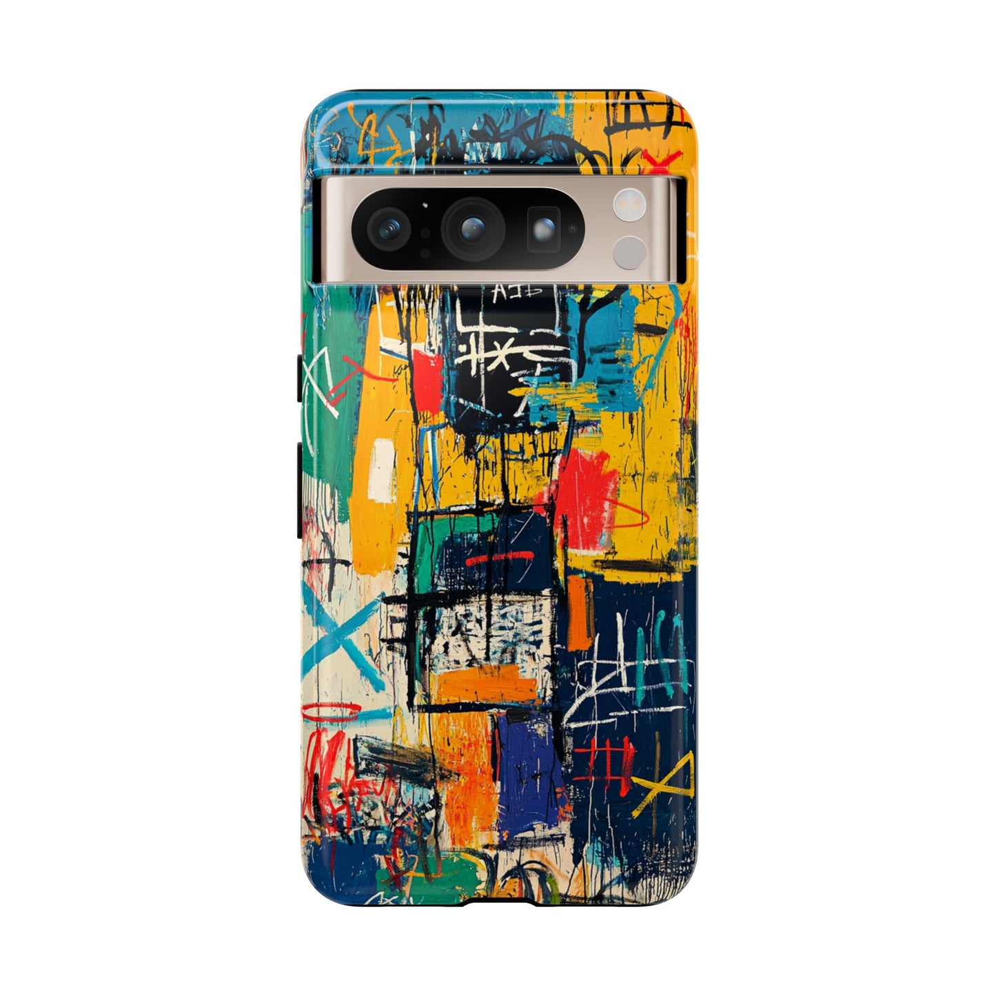 Basquiat Phone Case – Urban Street Art Design - iPhone, Samsung & Google Pixel Cover - Artistic Painting Case,  Art Lover Gift