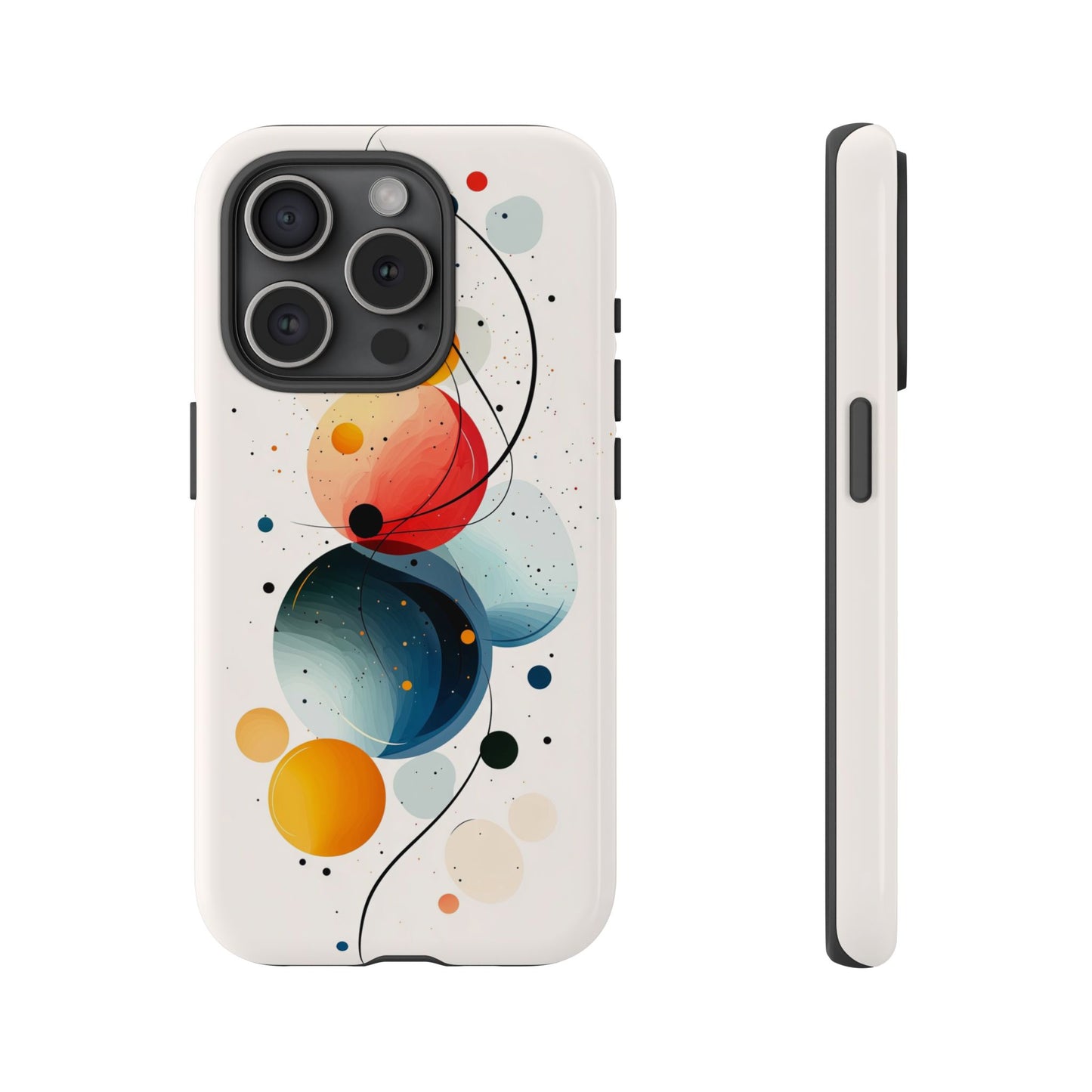 Orbital Drift – Cosmic Flow Abstract Phone Case for iPhone, Samsung & Pixel