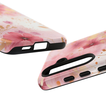 Blush Elegance Floral Mobile Case