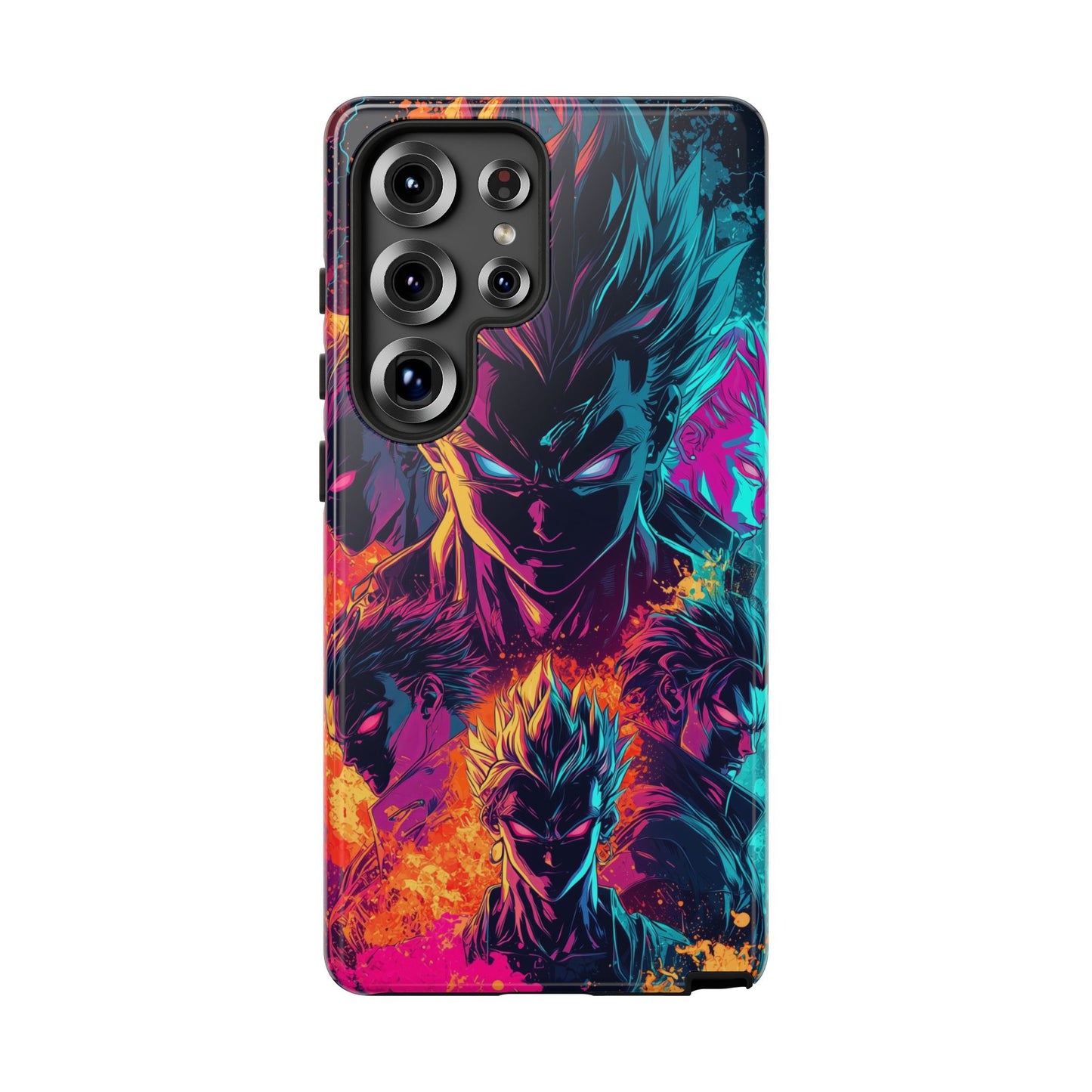 Multiverse Saiyan Rebellion | Comic-Style Anime Warriors Explosion Phone Case for iPhone, Samsung & Pixel