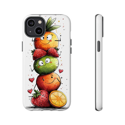 Cute Fruit Stack Phone Case – Fun & Playful Anime Art for iPhone, Google Pixel & Samsung