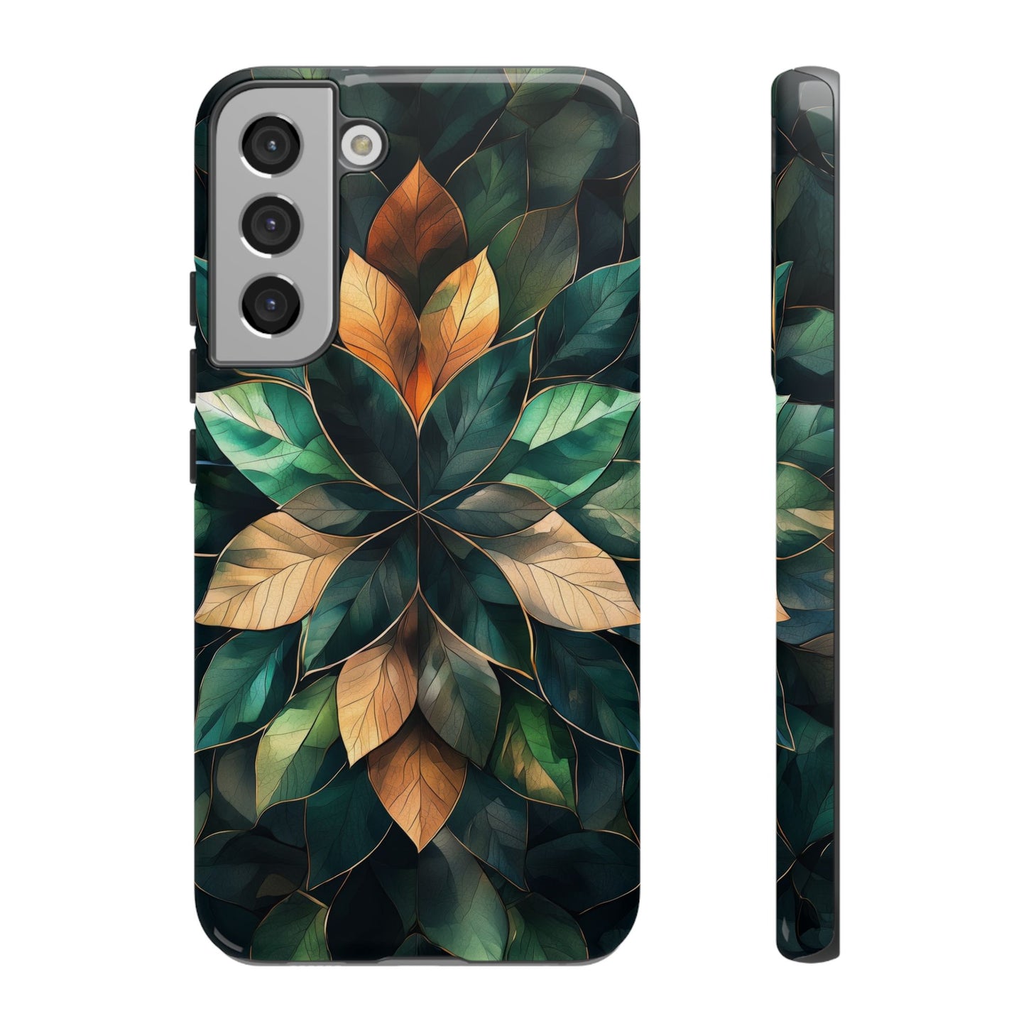 Golden Harmony Leaf Phone Case for iPhone, Samsung & Google Pixel