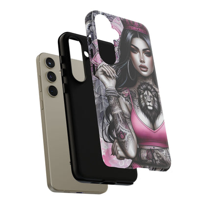 Queen of the Jungle – Regal Tattooed Goddess Mobile Cover