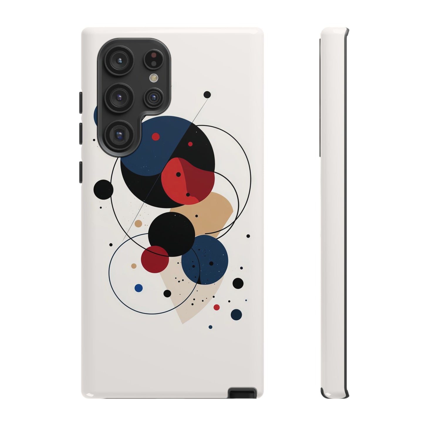 Celestial Flow – Abstract Minimal Art Phone Case for iPhone, Samsung & Pixel