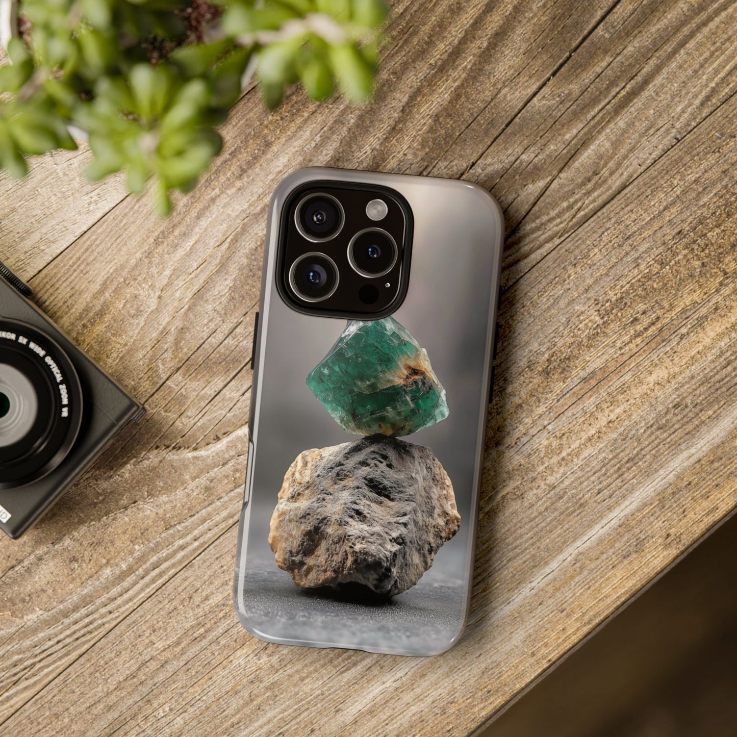 Balanced Emerald Phone Case for iPhone, Samsung & Google Pixel