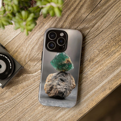 Balanced Emerald Phone Case for iPhone, Samsung & Google Pixel