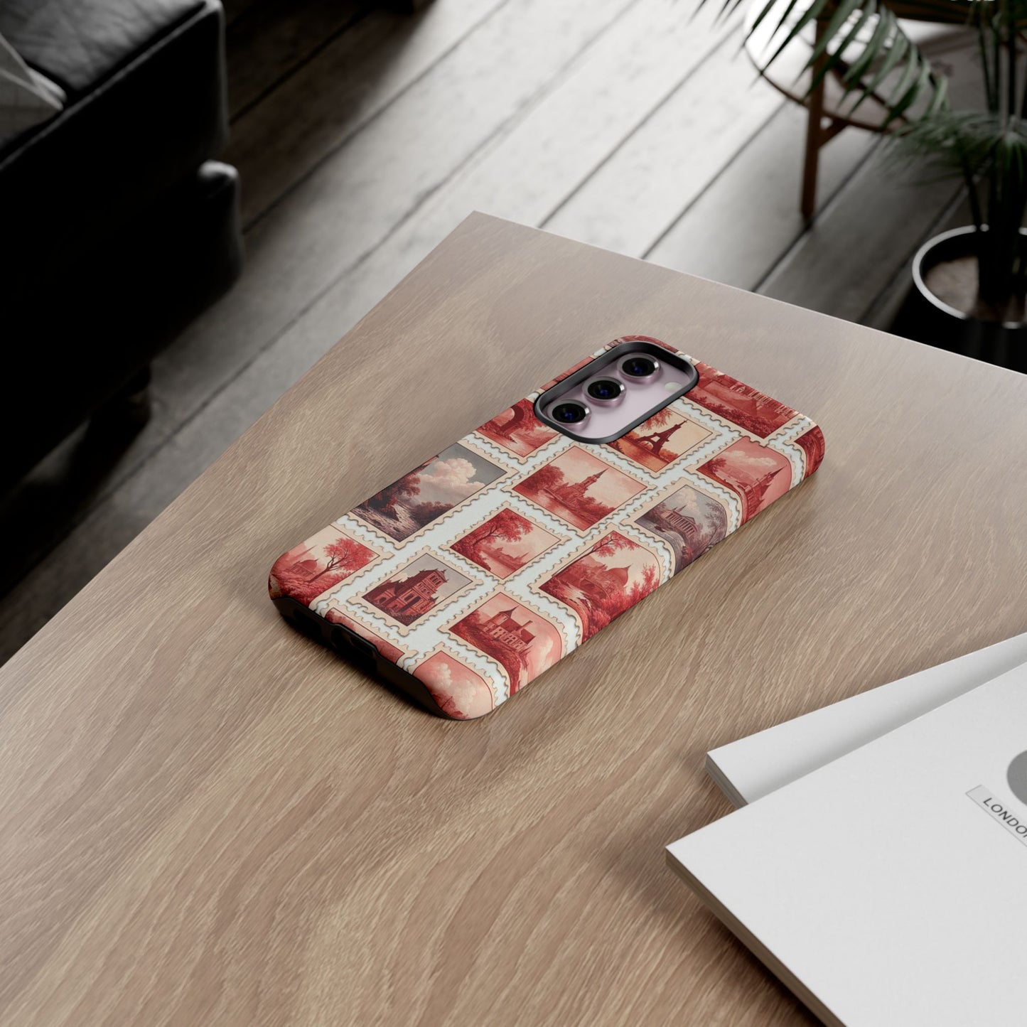 Vintage Postcard Stamps Phone Case