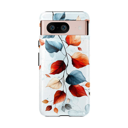 Crimson Drift | Minimalist Botanical Phone Case for iPhone, Pixel & Samsung