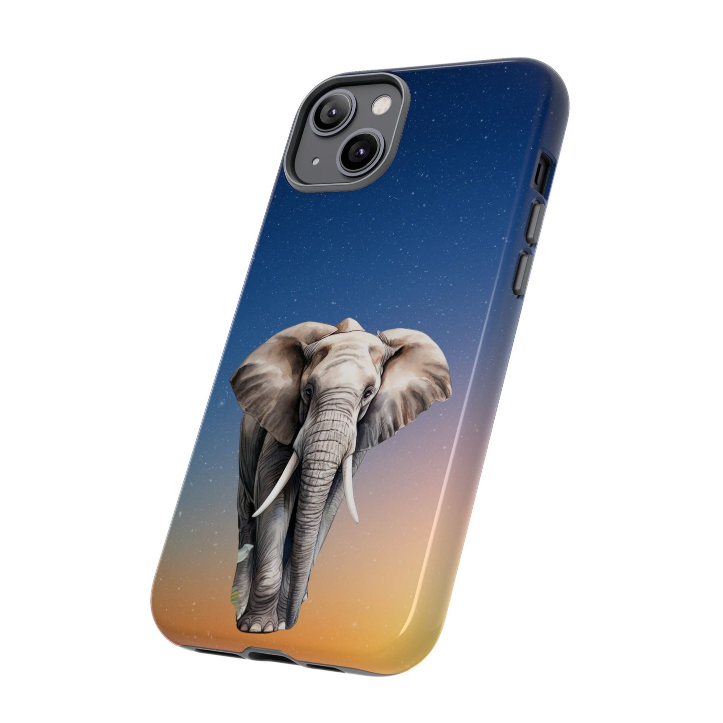 Celestial Elephant Mobile Cover – Dreamy Night Sky Aesthetic