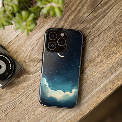 Midnight Aurora Watercolor Phone Case for iPhone, google Pixel & Samsung