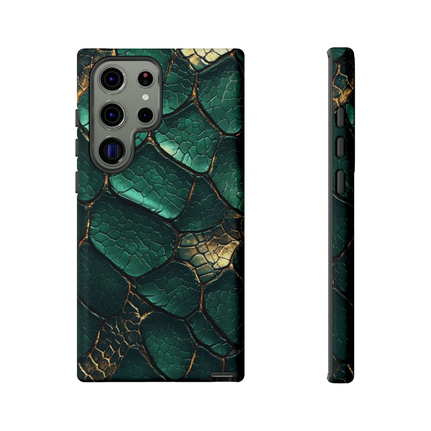 Emerald Serpent Snakeskin Phone Case for iPhone, Samsung & Google Pixel