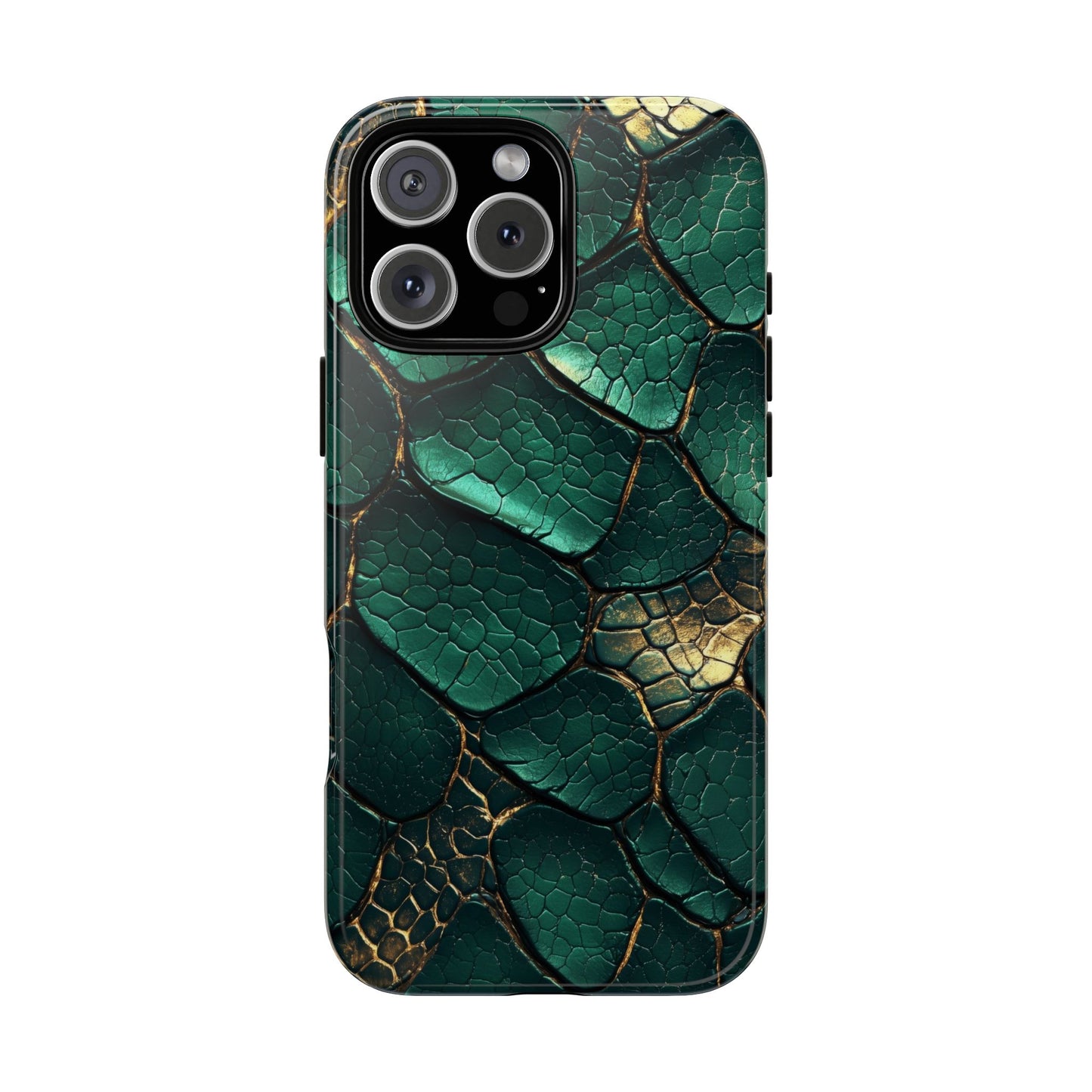 Emerald Serpent Snakeskin Phone Case for iPhone, Samsung & Google Pixel