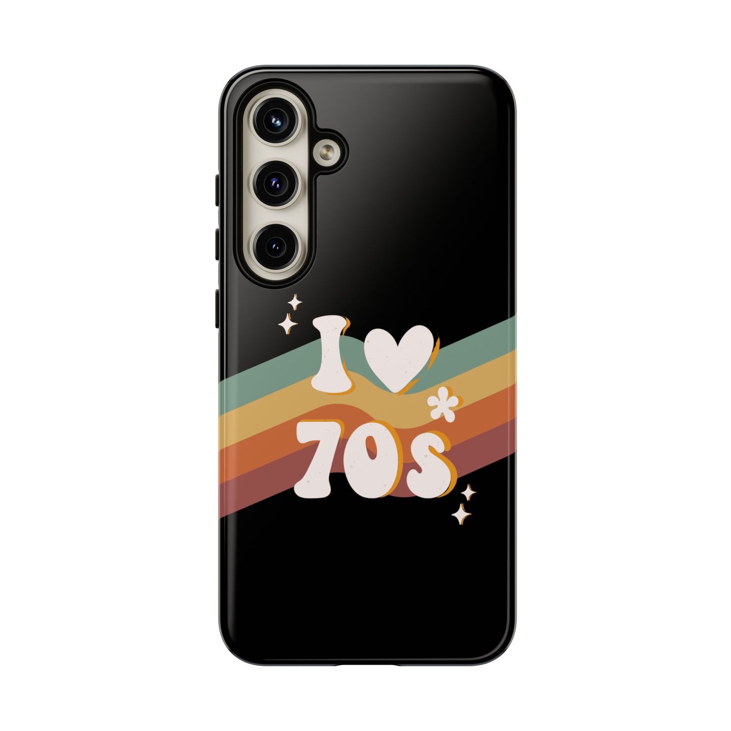 Retro "I Love 70s" Phone Case – Vintage Groovy Design for iPhone, Samsung & Google Pixel