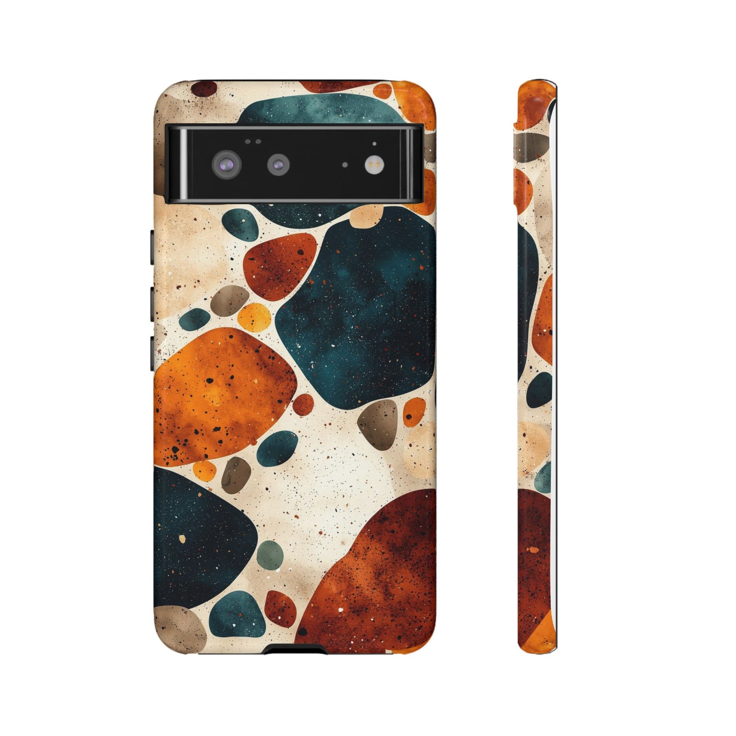 Earthy Terrazzo Stone Phone Case for iPhone, google Pixel & Samsung
