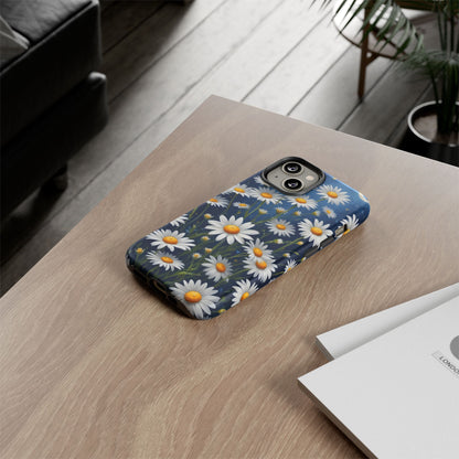 Witchy Daisy Flowers Phone Case Vintage Botanical Cover