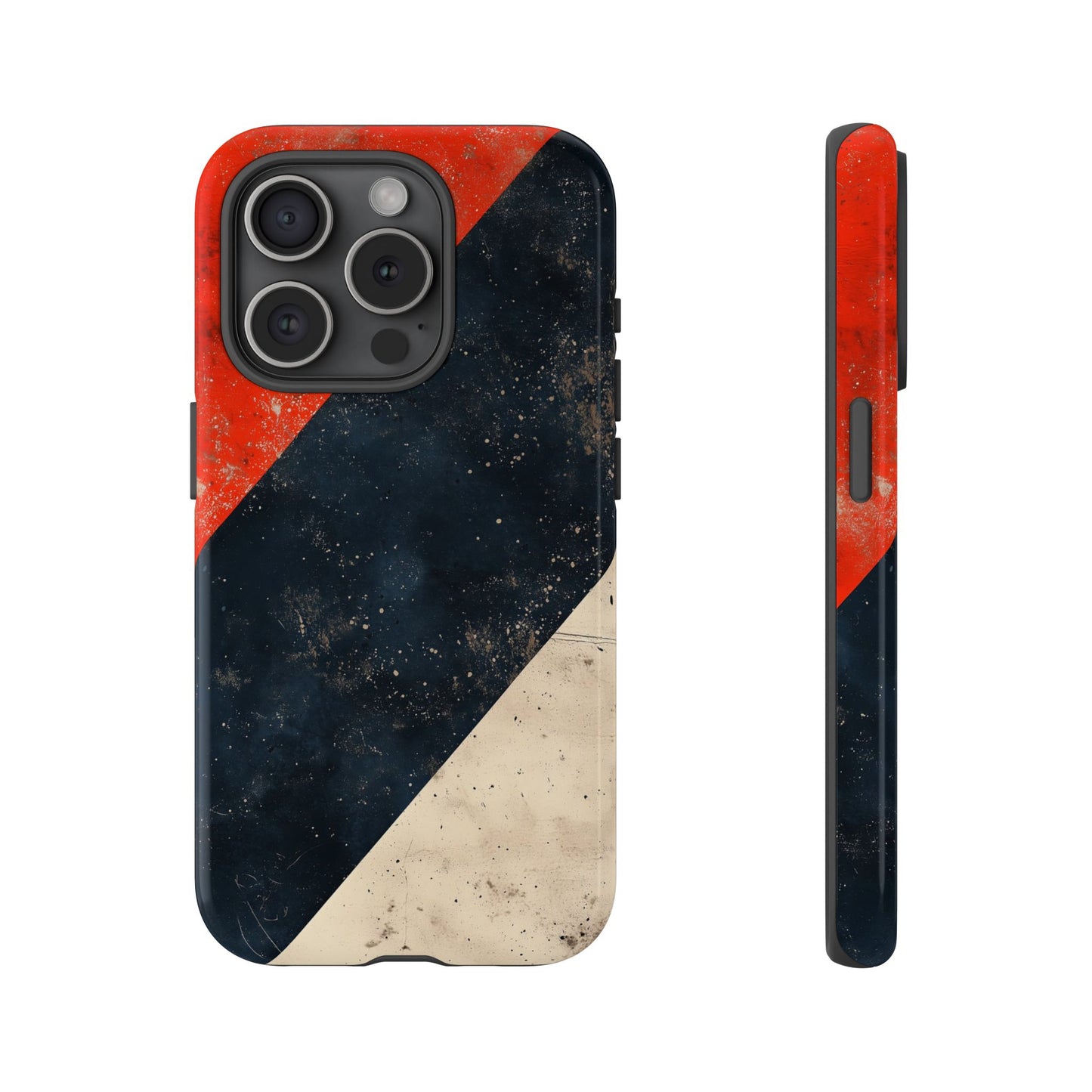 Urban Grit – Grunge Stripe Abstract Phone Case for iPhone, Samsung & Pixel