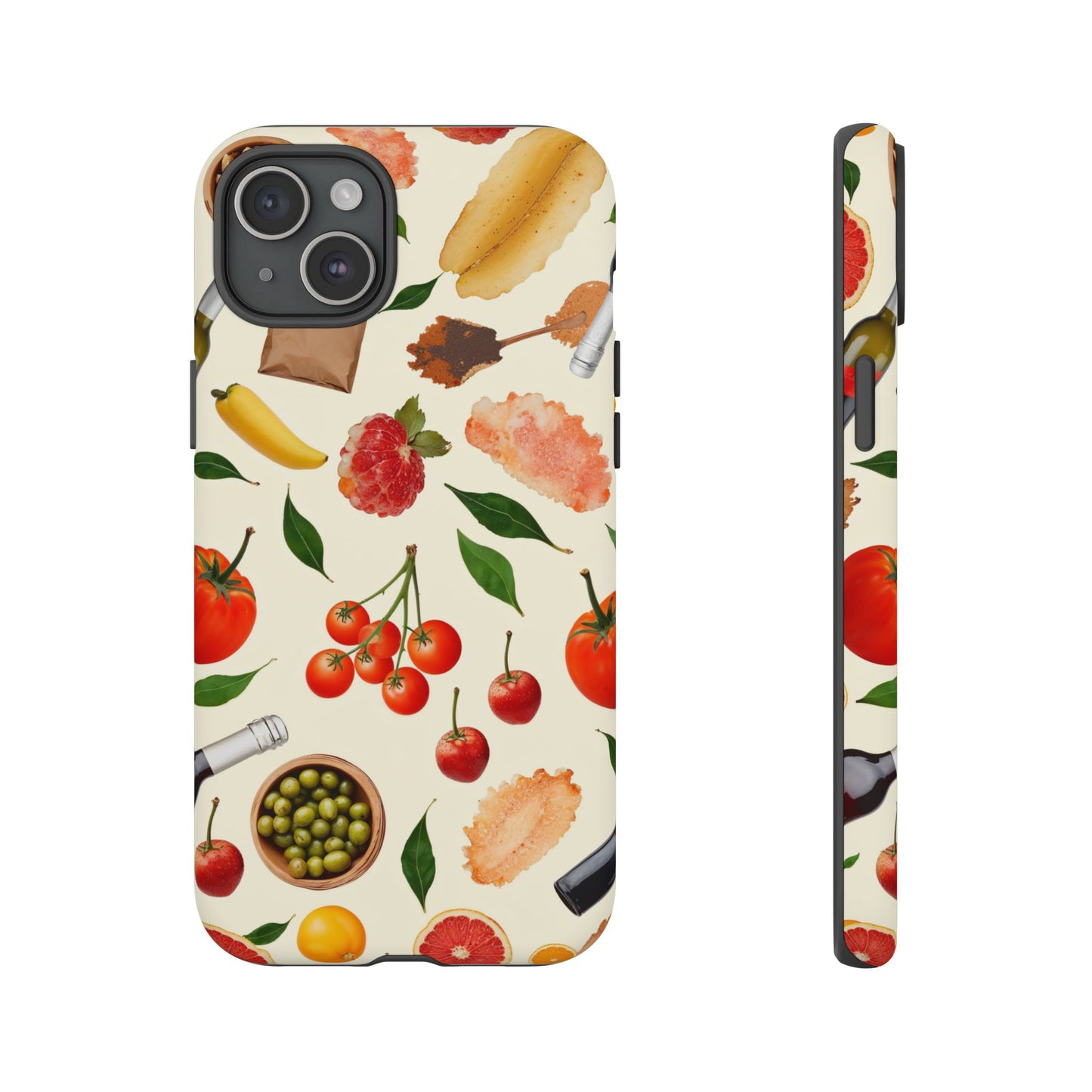 Fresh Fruits & Veggies Pattern Phone Case