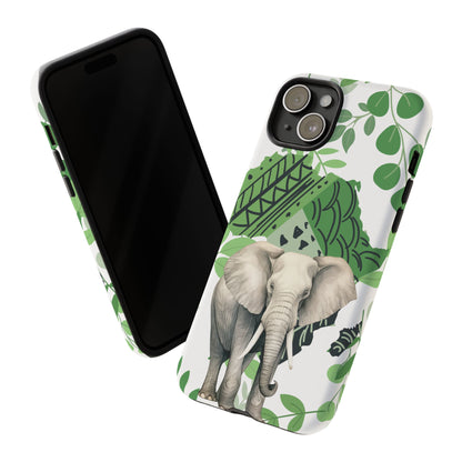 Tropical Elephant Mobile Cover – Nature-Inspired Boho Art