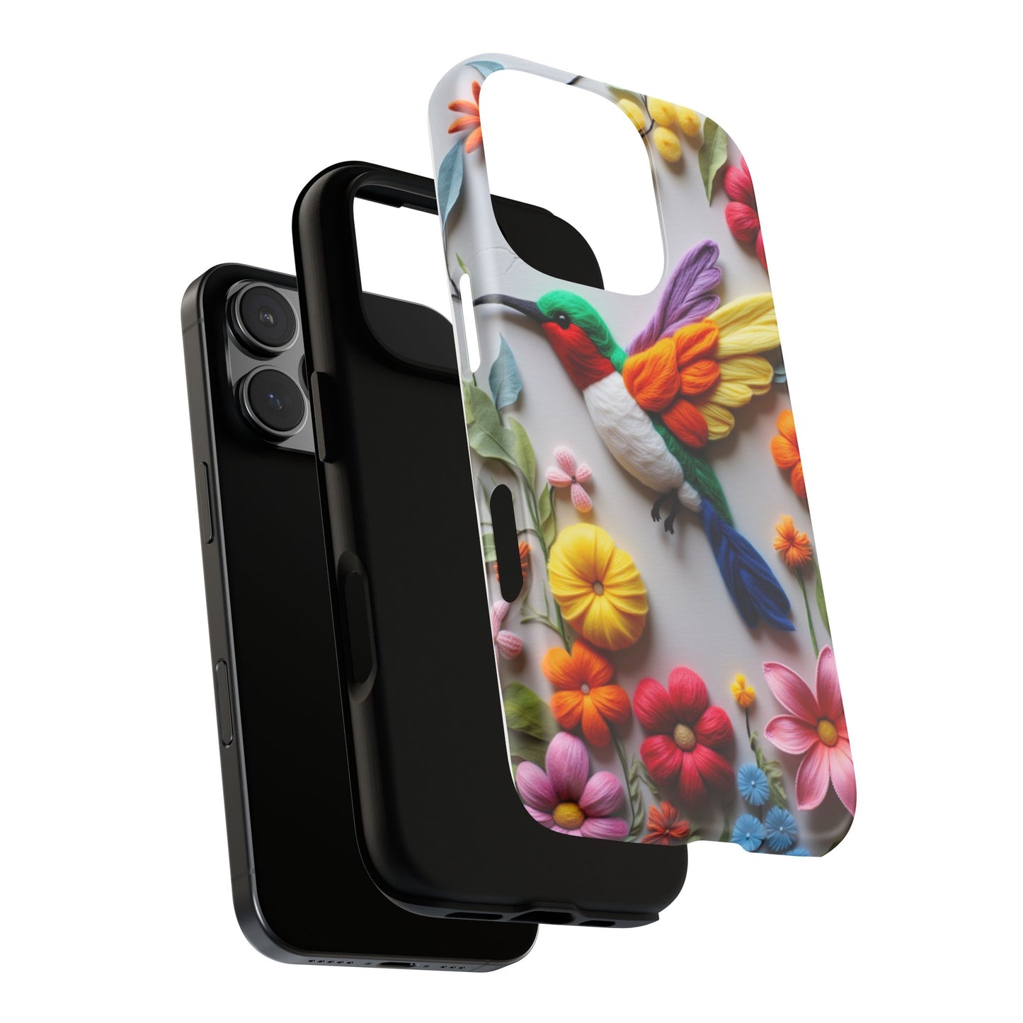 Elegant Hummingbird with Floral Mosaic Design | Nature's Artistic Vibes | Pixel 8 pro