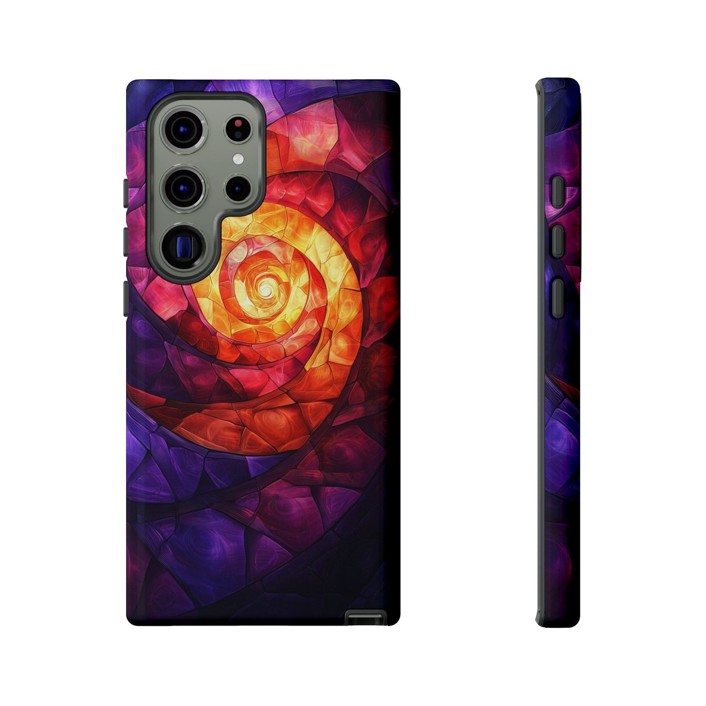 Retro Spiral Psychedelic Phone Case for iPhone, Samsung & Pixel