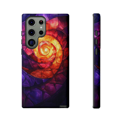 Retro Spiral Psychedelic Phone Case for iPhone, Samsung & Pixel