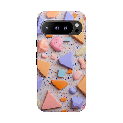 Playful Pastel Terrazzo Phone Case for iPhone, google Pixel & Samsung