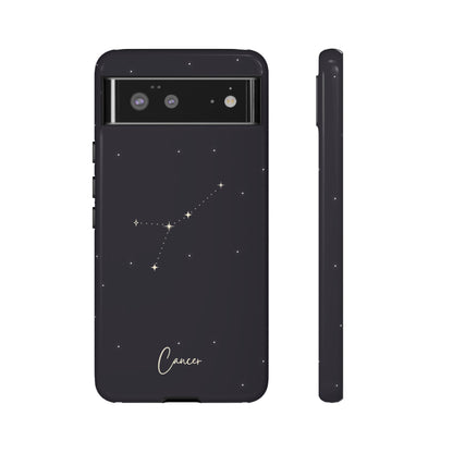 Cancer Zodiac Starscape Phone Case – Mystical Galaxy Design – Cosmic Style for iPhone, Samsung & Google Pixel