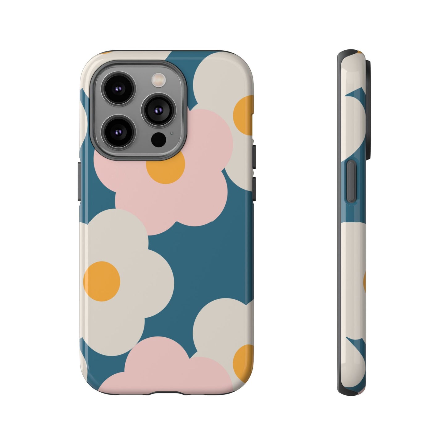 Retro Floral Phone Case – Vintage Aesthetic for iPhone, Samsung & Google Pixel