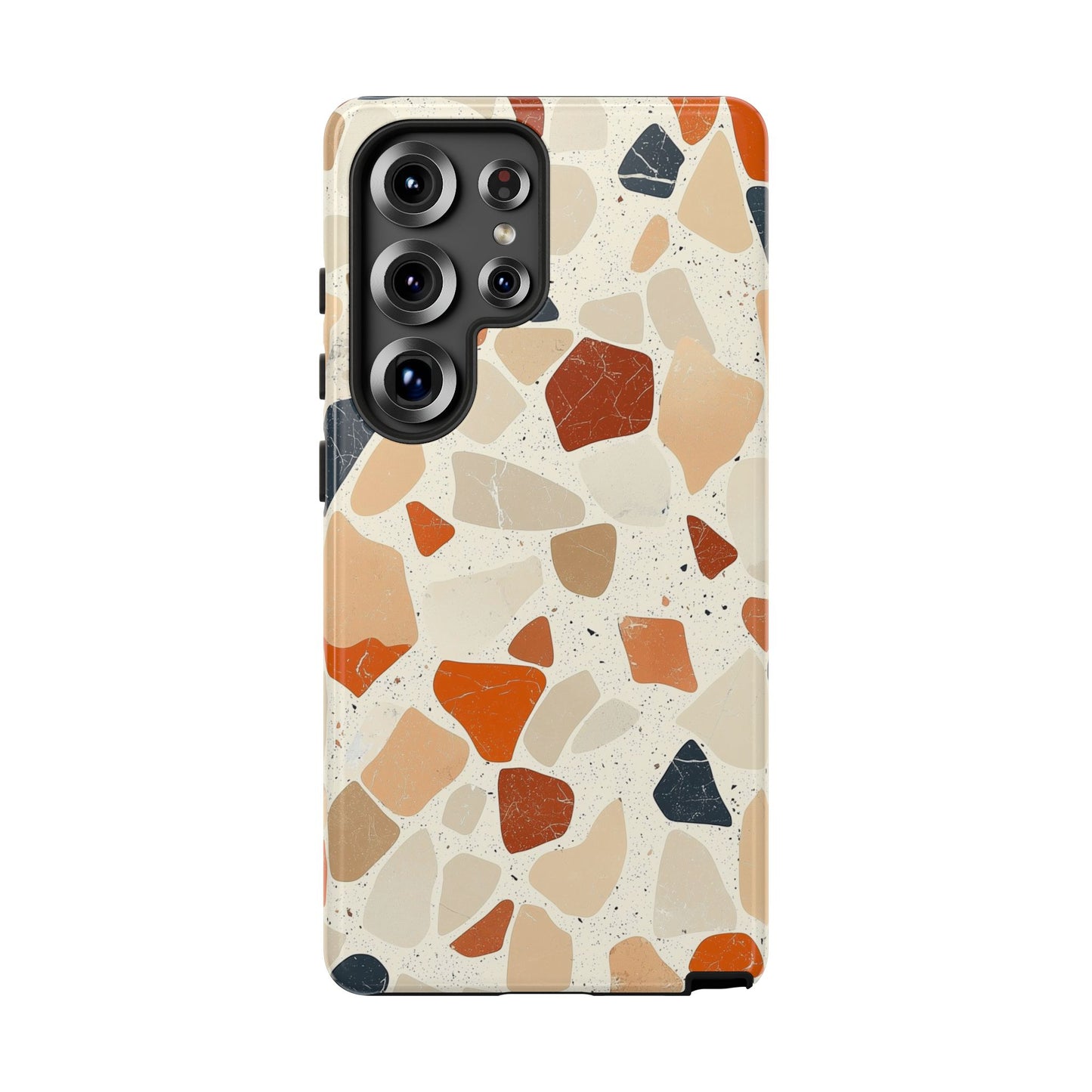 Rustic Terrazzo Stone Phone Case for iPhone, Pixel & Samsung