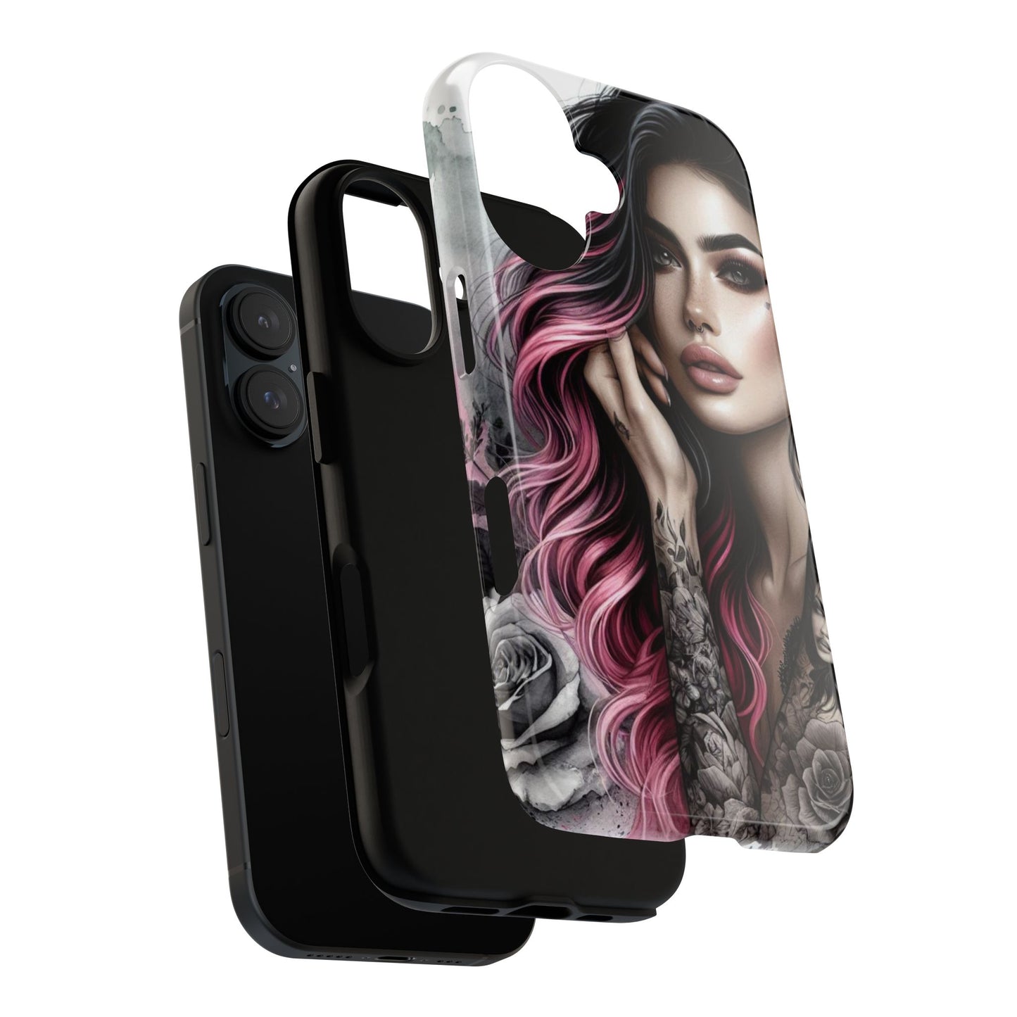 Tattooed Elegance – Gothic Art Mobile Cover