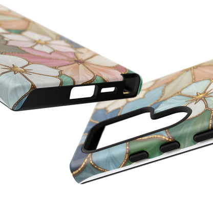 Floral Symphony: Stained Glass Elegance