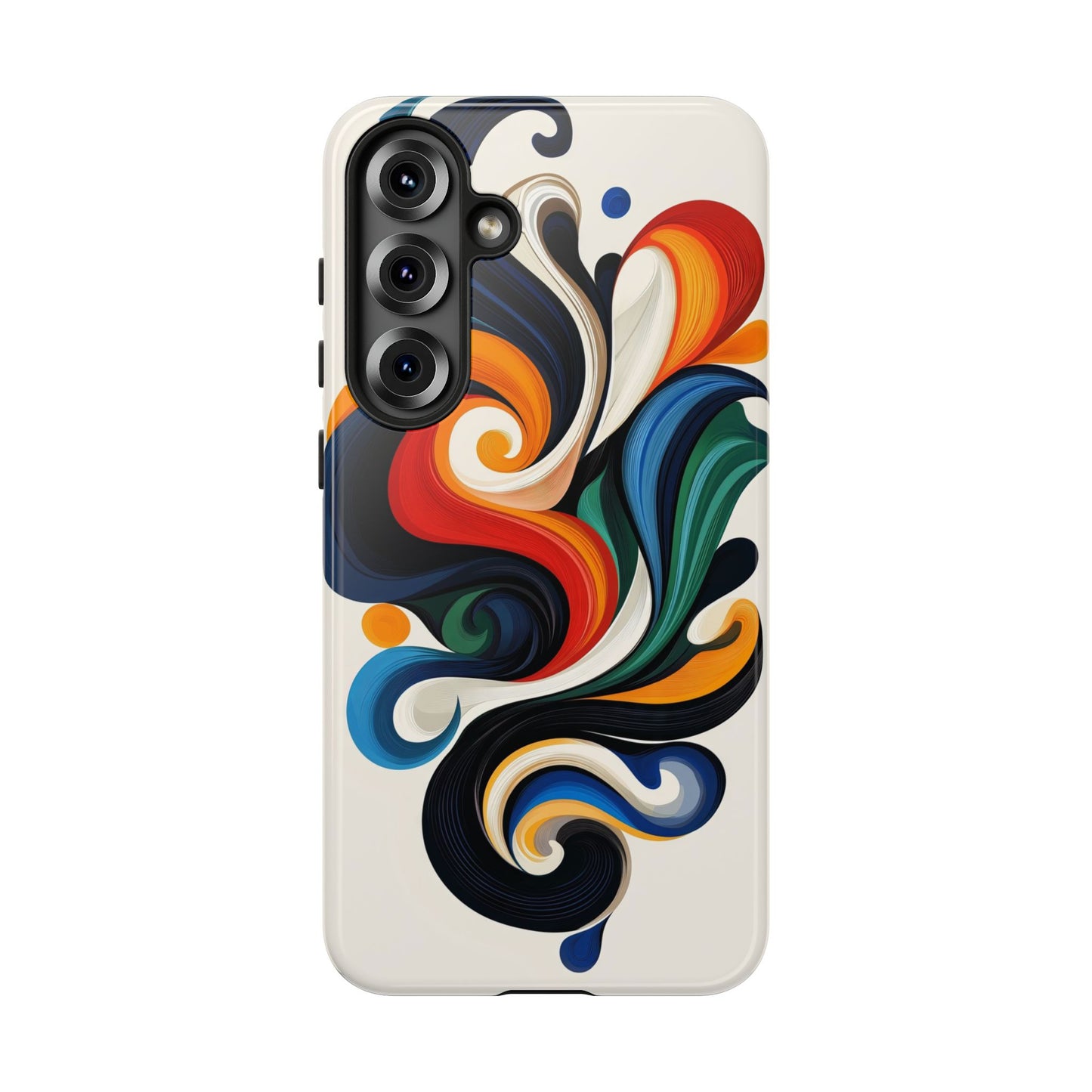 WhirlMuse – Elegant Swirl Abstract  Phone Case for iPhone, Samsung & Pixel