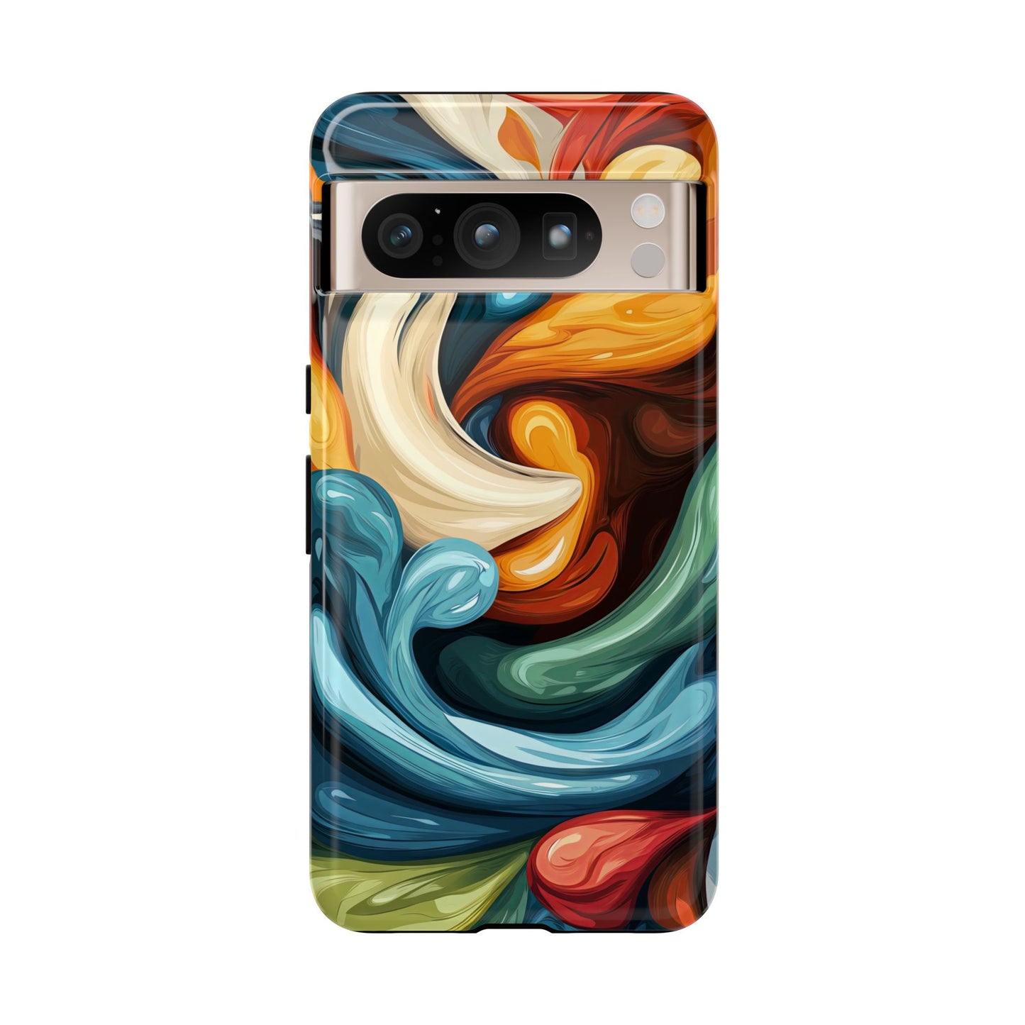 Color Current – Fluid Energy Abstract Phone Case for iPhone, Samsung & Pixel