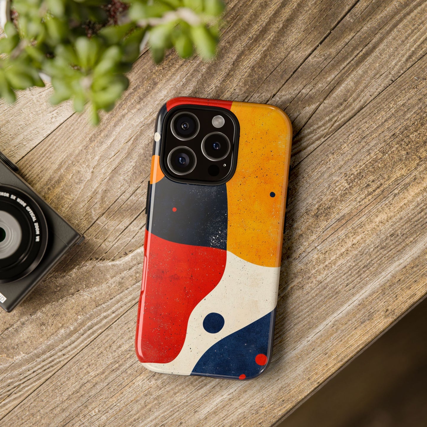 Solar Flow – Retro Wave Abstract Phone Case for iPhone, Samsung & Pixel