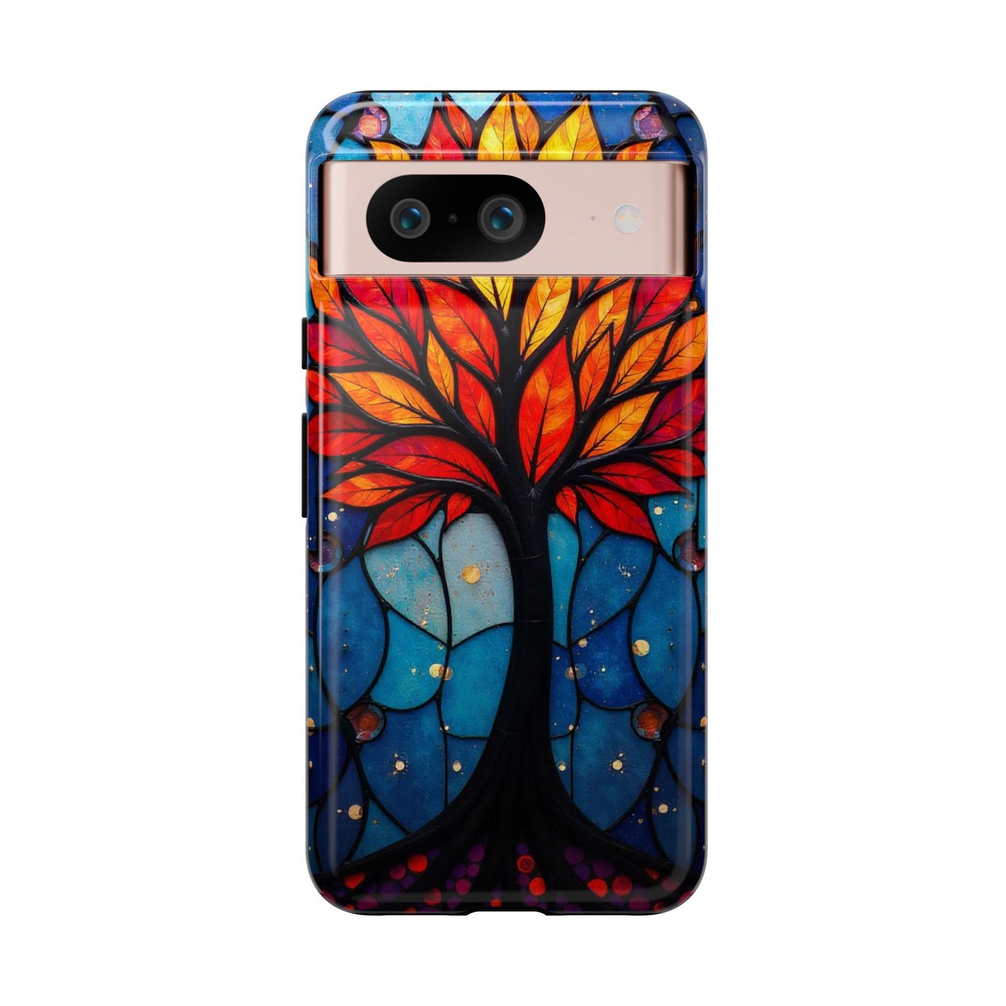 Stained Glass Tree: A Burst of Vibrant Elegance